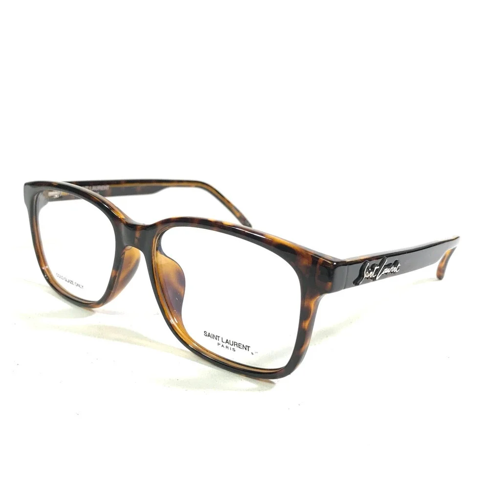 Saint Laurent Eyeglasses Frames SL336/F 002 Brown Tortoise Asian Fit 56-17-145